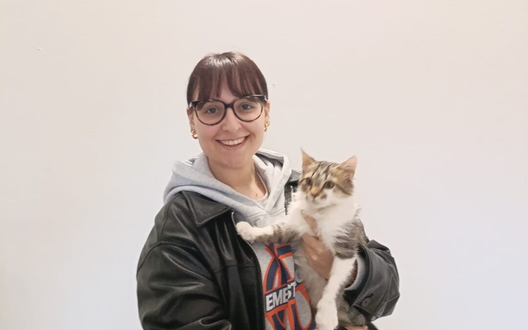 THOR, gatito peque adoptado en Tarazona (Zaragoza)