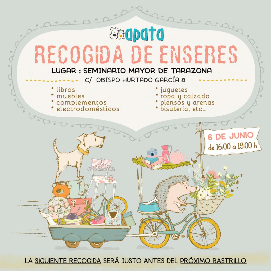Recogida de enseres para rastrillo